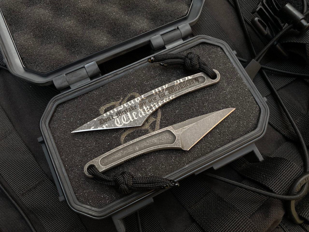 Bastinelli Knives Kiridashi Custom Fixed Blade Chisel Grind M390 Plain Edge  Blade (1.77)